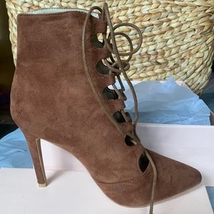 Brown Lace Up Boots